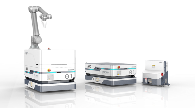 东升国际數位開發的自主式移動機器人（AMR250M），搭配全向輪並結合AI演算法、2D LiDAR、3D攝影機等技術，協助客戶實現產線全自動化